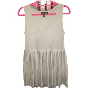 Anna Scott Gray Pleated Tank